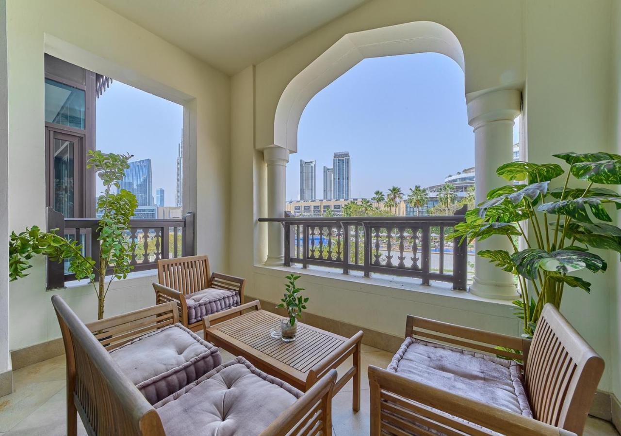 Burj Khalifa Partial View Peak Living Luxury 2Br Souk Al-Bahar Beside Dubai Mall-Golden Homes Extérieur photo